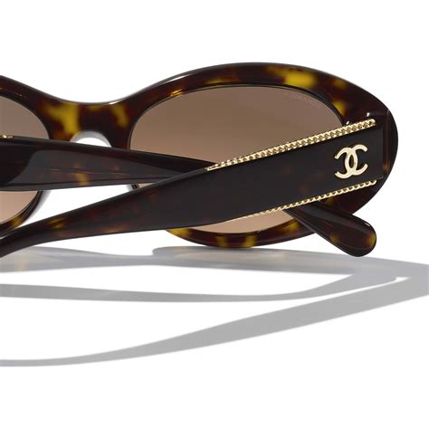 round & oval chanel sunglasses